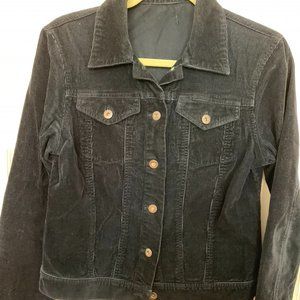 Dark Navy corduroy jean-style jacket